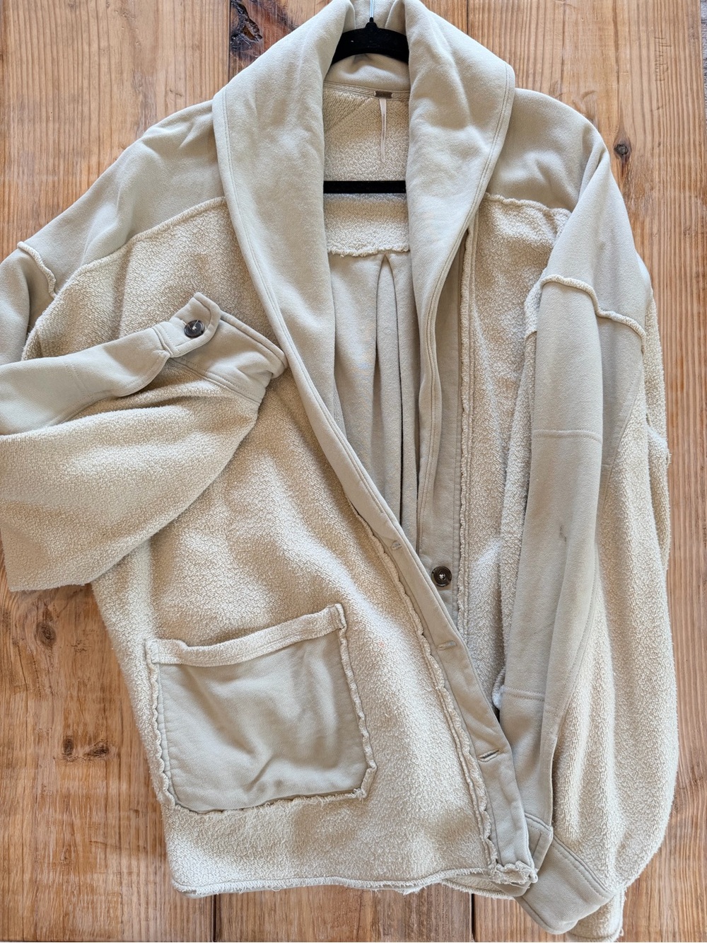 Free People Ruby Shacket Teddy Jacket